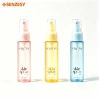 SENZESY Flacon pulvérisateur PET 30 ml pour huiles essentielles et parfums, atomiseur à fine brume, anti-fuite, conteneur de voyage portable