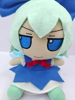 Peluche Anime Personnalisée Cirno Touhou Project, Poupée en Peluche Style Fumo, Mascotte Douce, Vente en Gros Usine pour Cadeau de Collection