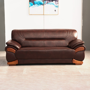 Muebles de oficina Sofá de recepción moderno <span class=keywords><strong>comercial</strong></span> Sofá de oficina de cuero Conjunto de muebles - Product Image 3