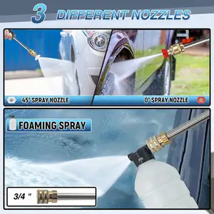 21V Hochdruck-Akku-Auto waschanlage Drahtloses Spray Tragbare Wasserpistolen-Reinigungs maschine zur Bewässerung mit Lithium batterie