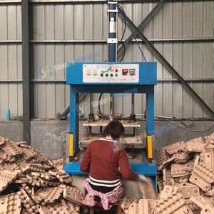 Machine de fabrication d'emballages pour œufs à 6 cellules avec presse à chaud - Product Image 5