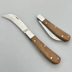 Stainless Steel Folding Garden Knife for Agriculture Grafting Gardening Essential Tool