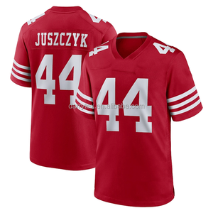 Cuciti giocatori scarlatti uomini 11 Aiyuk 1 Samuel Sr 29 Talanoa Hufanga 44 Kyle Juszczyk gioco maglia da Football americano - Product Image 2
