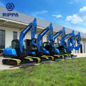 Escavatore Cingolato R57 RIPPA da 6 Tonnellate con Motore <span class=keywords><strong>Kubota</strong></span>, Certificato EPA CE, Grande Escavatore per Fattoria in Vendita - Product Image 6