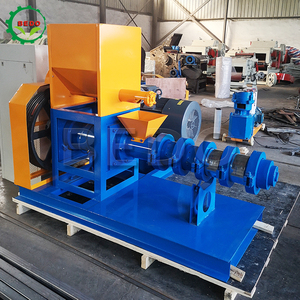 Machine d'extrudeuse de soja maïs blé <span class=keywords><strong>orge</strong></span> soja poisson farine ingrédients flottant poisson alimentation ligne d'extrusion à vis unique machines - Product Image 2