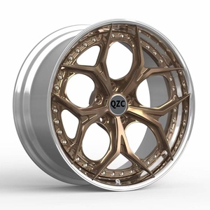 Nouvelle jante automobile en bronze forgé ultra-concave légère en 2 parties, 18-24 pouces, aluminium personnalisé - Product Image 1