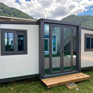Casa contenedor de Villa prefabricada de gama alta a prueba de viento, impermeable, apartamento de <span class=keywords><strong>abuela</strong></span> de lujo, cabaña prefabricada de 20/40 pies - Product Image 1