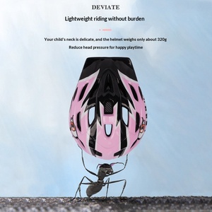 Casques de vélo unisexes pour enfants, protection intégrale intégrée, motif Monster Comics, respirant, résistant aux chocs, durable - Product Image 4