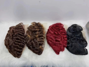 Letsfly 35$ Finger Wave Pixie Short Cut <b>Wigs</b> 13x4 Full <b>Lace</b> Frontal <b>Wig</b> 100% Human Hair Brazilian Hair wholesale for Black Women - Product Image 3