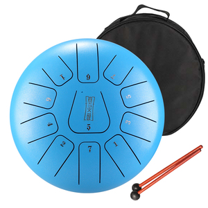 Tambour à langue en acier Hluru, 11 notes, 10 pouces, instruments de musique à percussion, avec bosse, THF11-10 - Product Image 3