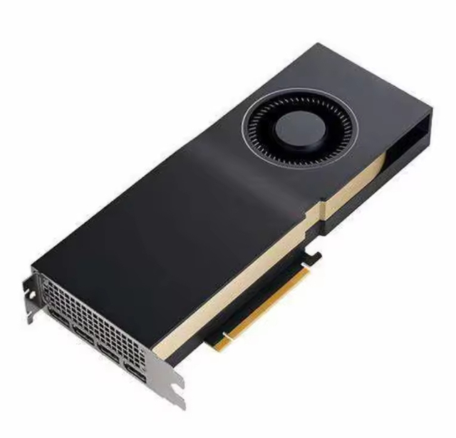 Used RTX A5500 24GB GDDR6 Fan Cooling Workstation Graphics Card PCIe 4.0 with ECC for 3D Rendering and AI