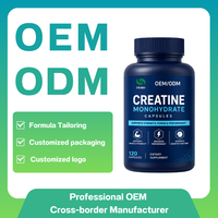 Complément Alimentaire OEM/ODM pour le Soutien Musculaire : Capsules de Créatine Énergisantes pour Aliments Santé, Créatine Monohydrate