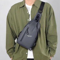 Hoge Kwaliteit Waterdichte Crossbody Borst Schoudertas Custom Logo Outdoor Reis Sling Tassen Voor Mannen