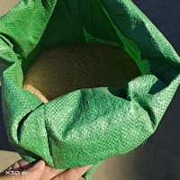 Sac tissé en plastique PP vert personnalisable de 50 kg pour granulés d'aliments pour animaux, gravier, sable, matériaux de construction, sac en peau de serpent