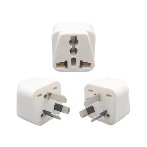 schwarz weiß universeller reiseadapter stecker kompatibel zu AU NZ steckeradapter