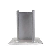Accessoires de support solaire au sol, pièces en acier Zn-Al-Mg galvanisé à chaud