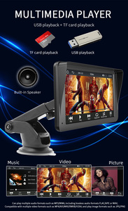 Lancol Xách Tay Xe đa phương tiện DVD <span class=keywords><strong>Player</strong></span> GPS Màn hình LCD MP3 chức năng không dây Carplay Android được xây dựng trong loa gương liên kết - Product Image 3