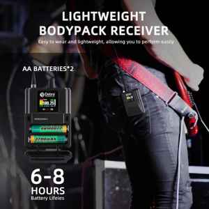 דיברה M-PROI רעש מבטל סטריאו מתכת uhf uf מקצועי דיגיטלי צג ביצועים הבמה - Product Image 5