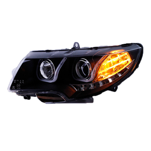 Skoda Tuyệt Vời 2009 2013 <span class=keywords><strong>Halogen</strong></span> & Xenon Đèn Pha Lắp Ráp Sửa Đổi LED Ban Ngày Chạy Đèn Với Bi-Quang Học Ống Kính - Product Image 3