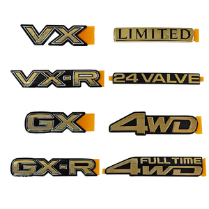 Emblemi adesivi con lettere VXR GXR 4WD cromati oro di alta qualità per <span class=keywords><strong>Toyota</strong></span> Land Cruiser serie 70 80 LC70 LC80 - Product Image 1