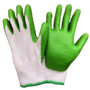 Guantes de Seguridad CITICITY Recubiertos de Látex Verde Calibre 10, Absorbentes de Humedad, Lavables a Máquina, con Puño de Punto, Guantes de Protección - Product Image 2