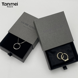 Custom Logo Jewelry Packaging <b>Box</b> Paper <b>Gift</b> <b>Box</b> for Ring <b>Earring</b> Necklace Bracelet Luxury Jewelry <b>Gift</b> <b>Box</b> - Product Image 3