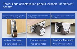 0,8 İnç Özel Kasnaklı Çekmeceli Yemek Masası Görünmez Konteyner Halı Gizli Rulmanlı Paslanmaz Çelik Alçak Tekerlekler - Product Image 6