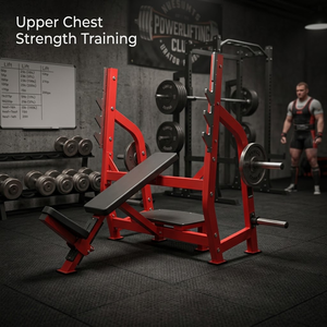 Banc incliné commercial personnalisable pour entraînement du haut du tronc avec supports de <span class=keywords><strong>poids</strong></span> intégrés - Product Image 2