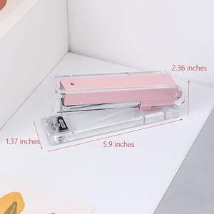 Juego de almacenamiento de documentos de escritorio, estante para documentos, soporte para Bloc de notas, taza para lápices, <span class=keywords><strong>grapadora</strong></span>, papelería para estudiantes escolares para niñas - Product Image 6