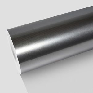 Venta caliente metálico gris <span class=keywords><strong>antracita</strong></span> baja adherencia 1,52*17m vinilo coche película envoltura Auto envoltura - Product Image 1