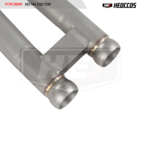 Pour BMW E90 E92 E93 M3 4.0L – Tuyau d'échappement intermédiaire en acier inoxydable professionnel en forme de X, Plug and Play, haut débit, poli miroir