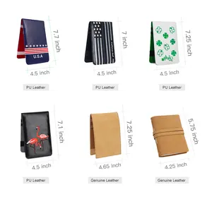 2023 derniers modèles de porte-cartes de pointage de golf en plein air porte-cartes de pointage de golf en cuir personnalisé avec matériau élevé