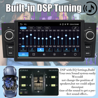 Navegación GPS Linux para Fiat Grande Punto Linea (2007-2012), Reproductor Multimedia WiFi, Audio Inalámbrico para Auto, 7 Pulgadas