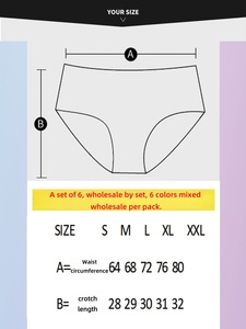 Culottes gainantes côtelées taille haute pour femmes, sexy, effet ventre plat, respirantes, avec entrejambe très élastique, sous-vêtements féminins - Product Image 6