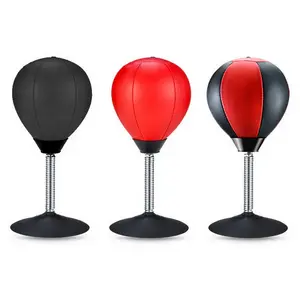 Artefacto de descompresión de doble extremo para adultos Sucker Stress Buster Drop Boxing Ball