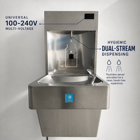 Fontaine à eau électrique en acier inoxydable 304 avec membrane RO précarbone pour jardin extérieur