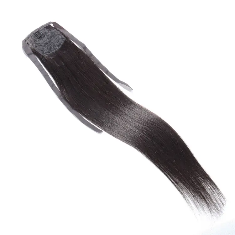 26の28 Inch Brazilian ClipでHuman Hair Drawstring Ponytail Extensions、Brazilian 360 Lace Ponytail Wig、Brazilian Ponytail Bun