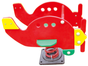 Estilo Popular Patio de los niños de primavera jinete jardín patio al aire libre primavera juguetes PE bordo juguetes caballo - Product Image 4