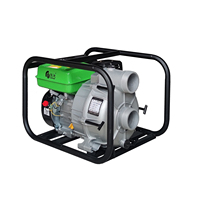 Pompe à sable et boue portable à essence 80WB-3GE de 3 pouces, pour l'eau sale à grosses particules, idéale pour le nettoyage des boues de bassin et l'assèchement des chantiers
