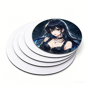 <b>Custom</b> Diameter Size Round Rubber Bottom Mousepads Sublimation <b>Mouse</b> <b>Pad</b> Blank for Gaming Promotion Gifts - Product Image 1
