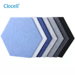 Clocell 36cm * 31cm * 9mm kendinden yapışkanlı PE köpük sünger duvar dekorasyon 3d kurulu