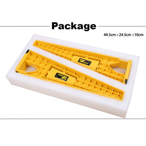 Kit d'outils de montage pour glissières de tiroirs et quincaillerie de meubles, avec gabarit d'installation pour armoires et boîtes - Product Image 5