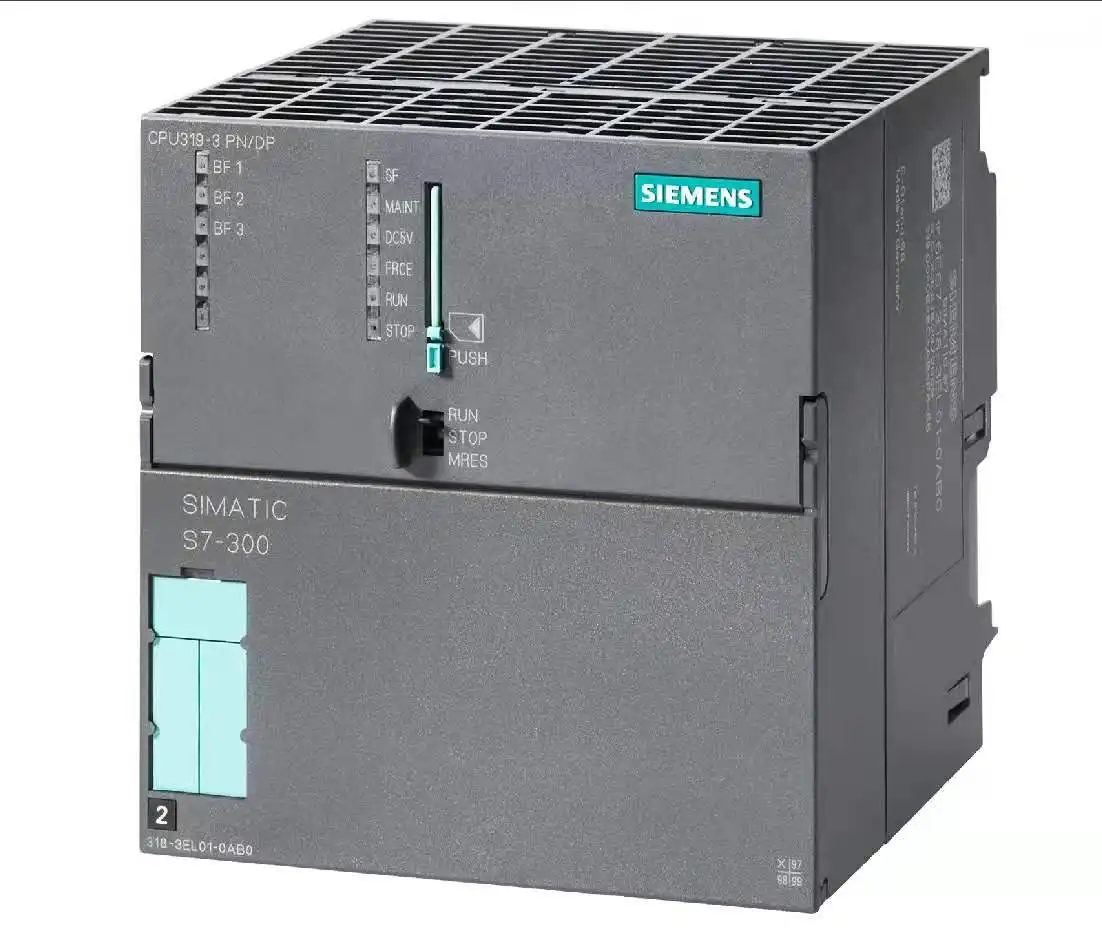 Lugar de origem Siemens S7-300PLC Module Card CPU312 Controlador programável CPU312 1P 6ES7312-1AE13-0AB0