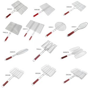 ตะกร้าตาข่ายสำหรับ<span class=keywords><strong>ย่าง</strong></span>บาบีคิวสำหรับตั้งแคมป์ปิ้งบาร์บีคิวกลางแจ้งอุปกรณ์<span class=keywords><strong>ย่าง</strong></span><span class=keywords><strong>ไก่</strong></span>แบบนอนสติกที่<span class=keywords><strong>หนีบ</strong></span>บาร์บีคิว - Product Image 2