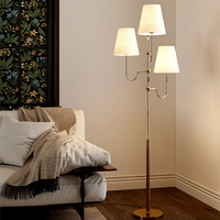 Lampadaire LED E27 Asiatique, Magnifique, Rétro, Design Sophistiqué, Haute Qualité, Vertical, pour Salon, Canapé, Chambre, Abat-jour en Tissu