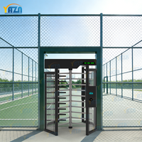 Tourniquet extérieur pleine hauteur, barrière piétonne haute sécurité, entrée rapide 02s, portail de 1630 mm pour chantier et salle de sport