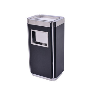 EASTON Stainless Steel Commercial <strong>Rectangle</strong> Hotel Storage Ashtray <strong>Bin</strong> Outdoor/ Hotel Lobby Standing Ashtray Trash Can - Product Image 5
