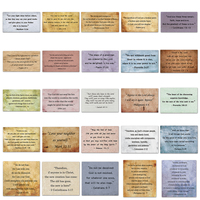 50 pezzi di fabbrica che vende adesivi per biglietti di auguri decorazione impermeabile di alta qualità con adesivi per bibbia retrò