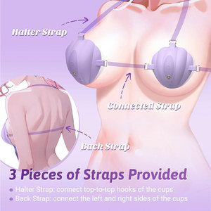 Wearable Breast Massager Bra for Women Outdoor, APP Remote <b>Control</b> Nipple Stick, Intimate <b>Vibrator</b> Sex Toys for Ladies - Product Image 2