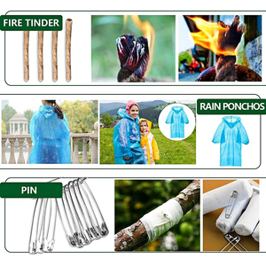 33 में 1 शिविर उत्तरजीविता गियर उपकरण किट साहसिक सड़क यात्रा सामरिक आवश्यक शांत उपकरण आपातकालीन उत्तरजीविता किट - Product Image 2